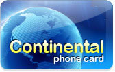 Continental phone cards